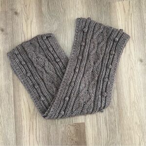 Seeberger Wool Blend Chunky Cable Knit Scarf (European Brand)